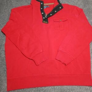 🏆 90s Polo Country Grail Quarter-Snap Fleece 2XLT Red